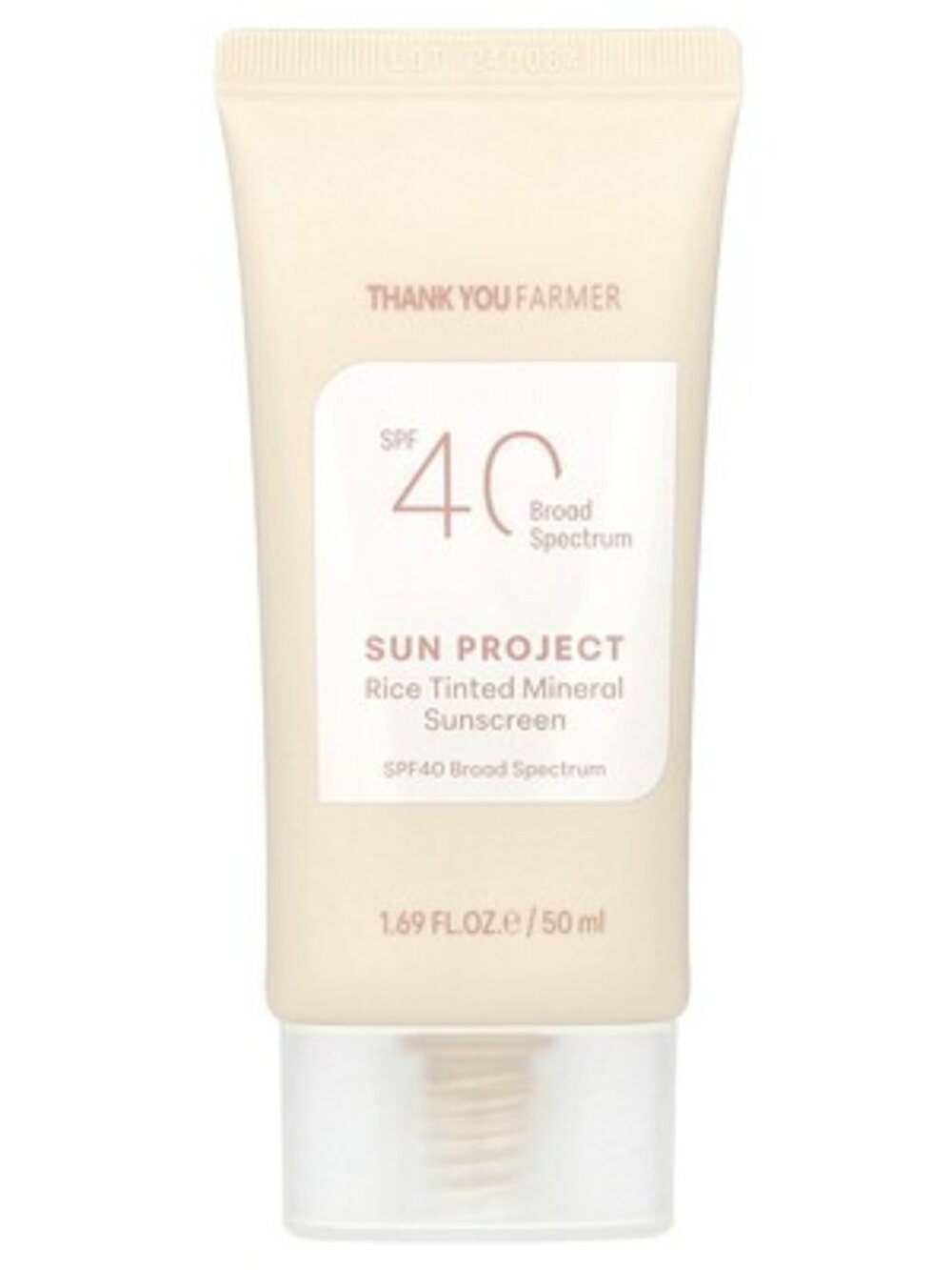 MSRP $28 | Thank You Farmer Rice Tinted Mineral Sunscreen SPF40 - NIB - EXP11/27